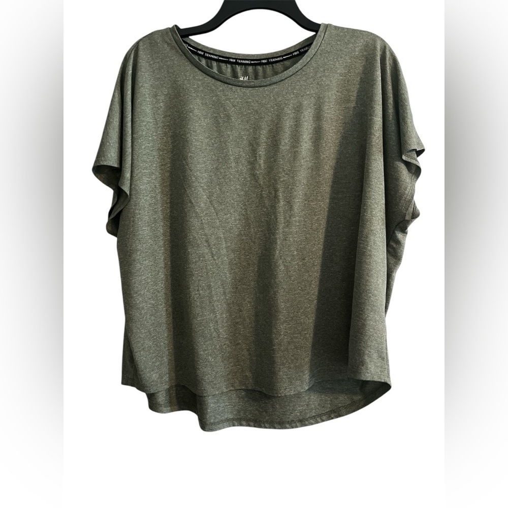 H&M Olive Green Workout Shirt